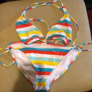 Target multi color bikini size xl